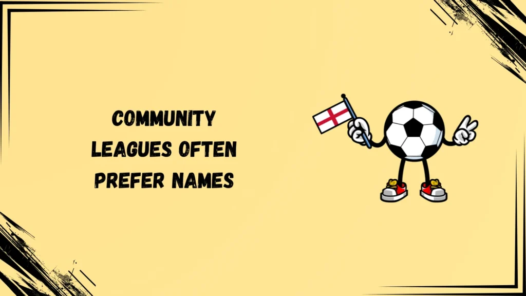 Community Flag Football Team Names