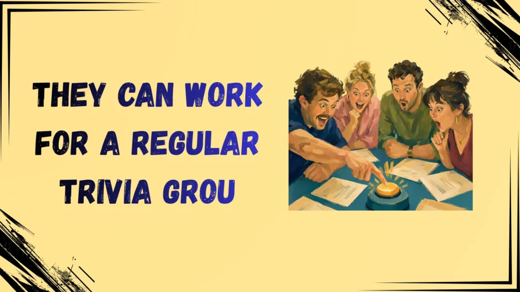 Cool Music Trivia Team Names