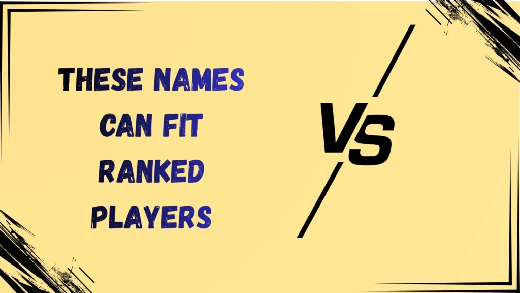 Savage and Competitive Gaming Names