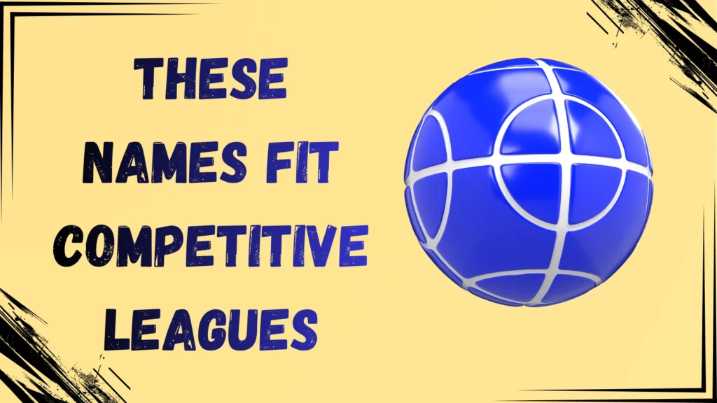Clever Bocce Ball Team Names