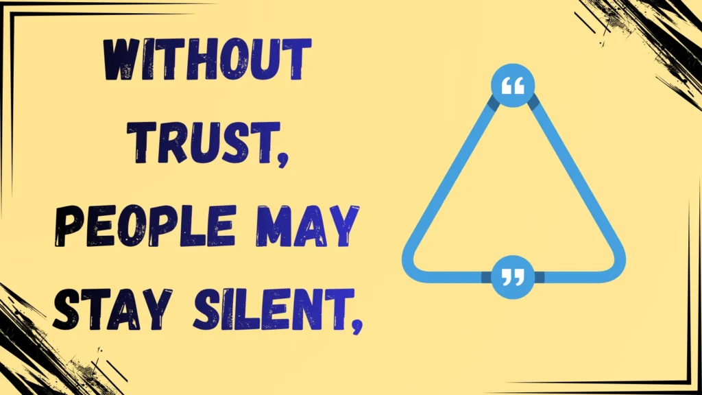 Team Communication Quotes About Trust