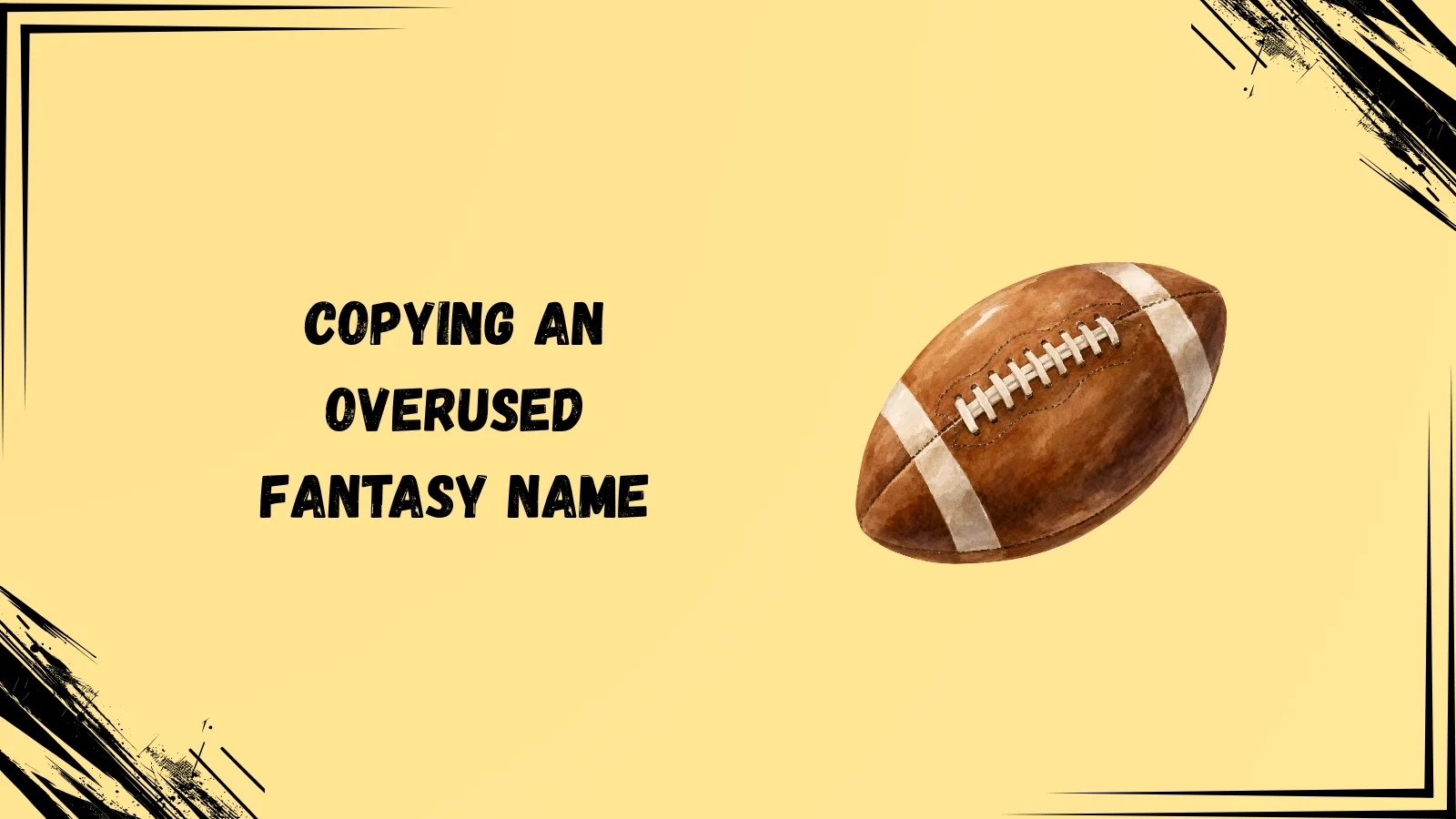 Donald Trump fantasy football team names