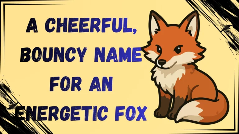 unique fox names